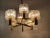 Brass and Lead Glass Pendant Lamp from J. T. Kalmar, Austria, 1965 For Sale - Image 6 of 12