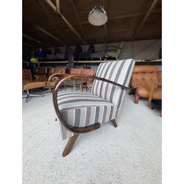 Bentwood Lounge Chair by Jindrich Halabala For Sale - Image 15 of 18