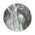 Transitional Rue Grey & Blush Faux Marble Side Table For Sale - Image 3 of 7