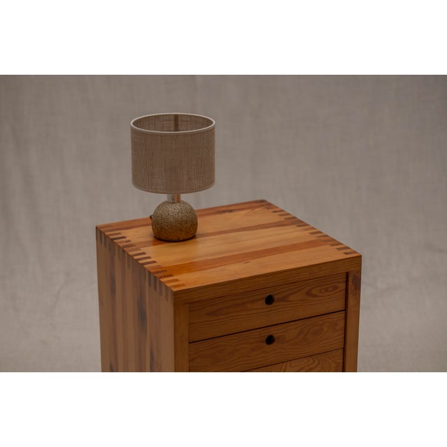 Rare minimalist cabinet by Ate Van Apeldoorn for Houtwerk Hattem, The Netherlands, circa 1960s–1970s.Crafted from solid...