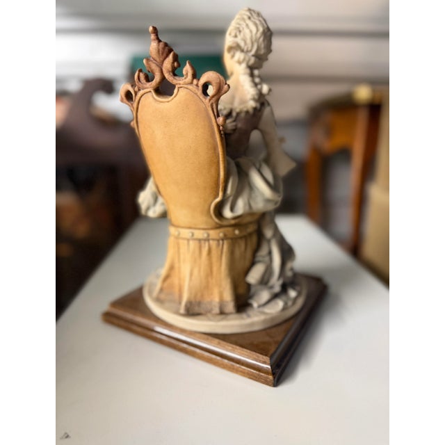 Almond Lady With Child Figurine For Sale - Image 8 of 10