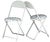 French Antique Francois Carre Sunburst Folding Garden Chairs, 2 Pieces For Sale - Image 3 of 18
