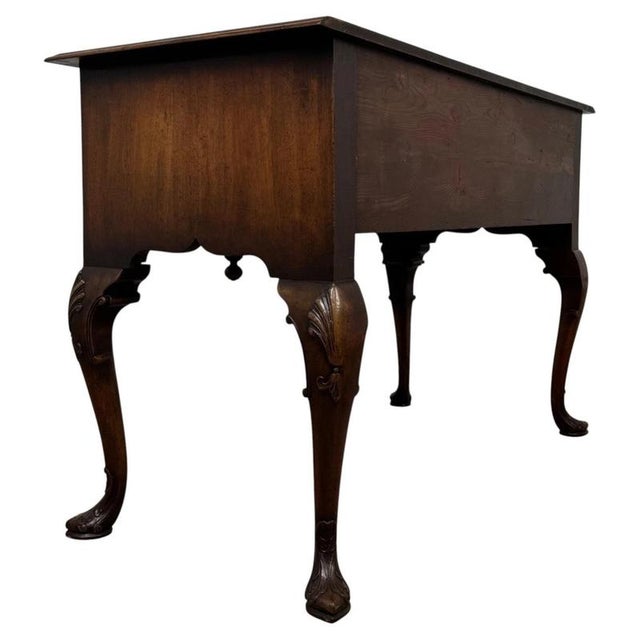 20th Century Figured Burr Walnut Writing Table For Sale - Image 9 of 12