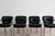 1970s Modern Dining Armchairs in Steel and Leather from Mobil Girgi, 1970s, Set of 4 For Sale - Image 5 of 18