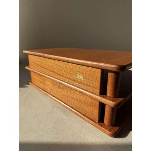 Danish Teak Magazine Rack, 1970s For Sale - Image 6 of 7