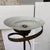 Art Deco Style Floor Lamp in Marbled Glass and Iron, Italy, 1970s For Sale - Image 11 of 18