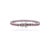 This is part of Chairish’s Fine Jewelry assortment. This Art Deco Style Ruby and Diamond Wedding Tennis Bracelet in 18K...