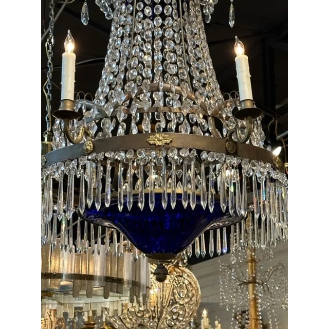 Baltic State Neo-Classical Chandelier For Sale - Image 4 of 7