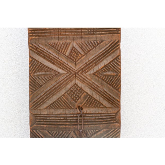 Finely Carved Antique Gurunsi Door For Sale - Image 4 of 8