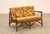 Mid-Century Modern Vogue Coastal Vintage Rattan Bamboo Loveseat For Sale - Image 3 of 18