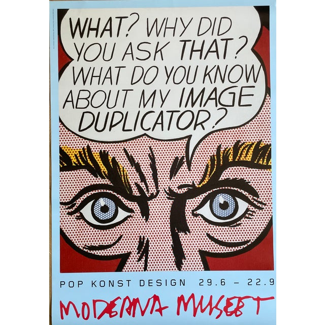 Museum Poster from Roy Lichtenstein, 1963 For Sale - Image 6 of 6