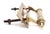 Spanish Brass Combination Front Door Handle & Mail Slot For Sale - Image 4 of 5
