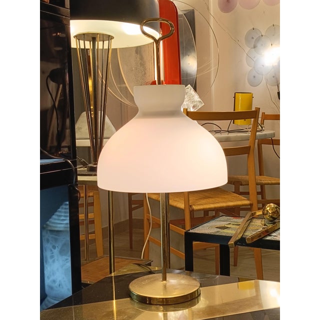 Metal Arenzano Table Lamp by Ignazio Gardella for Azucena, Italy, 1960s For Sale - Image 7 of 10