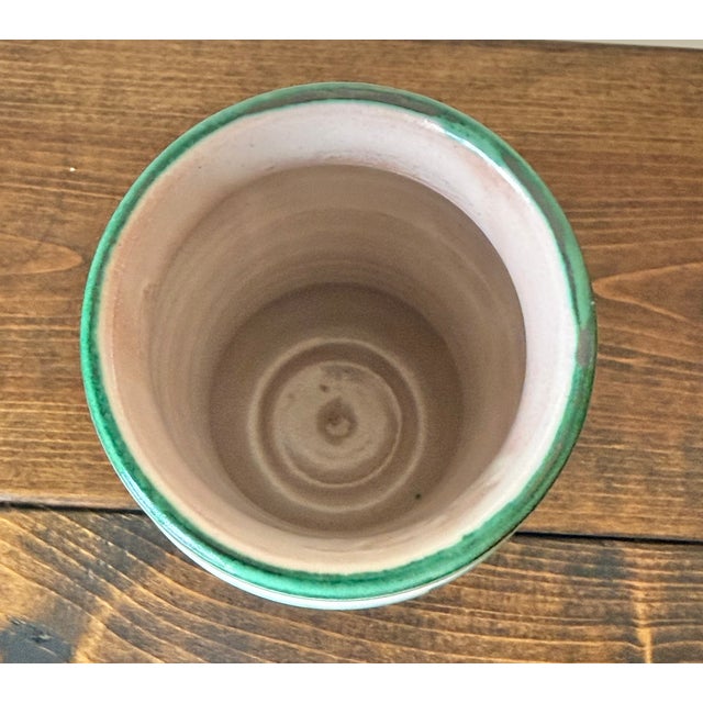 VIETRI Small Vietri Italian Pottery Vase For Sale - Image 4 of 7