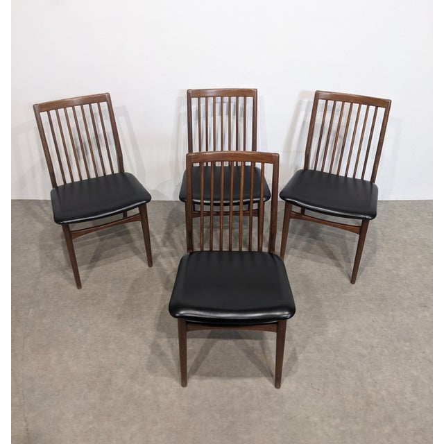 Mid-Century Modern Teak Chairs, 1960s, Set of 4 For Sale - Image 10 of 10
