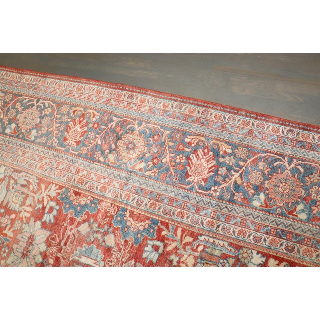 Large Antique Persian Mahal Rug - 10'7" x 14'1" For Sale In New York - Image 6 of 12