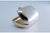 Metal Oval Silver Pill Box with Gilt Interior For Sale - Image 7 of 11