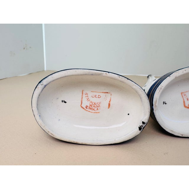 Ceramic Late 19th Century Staffordshire Dogs, a Pair For Sale - Image 7 of 9