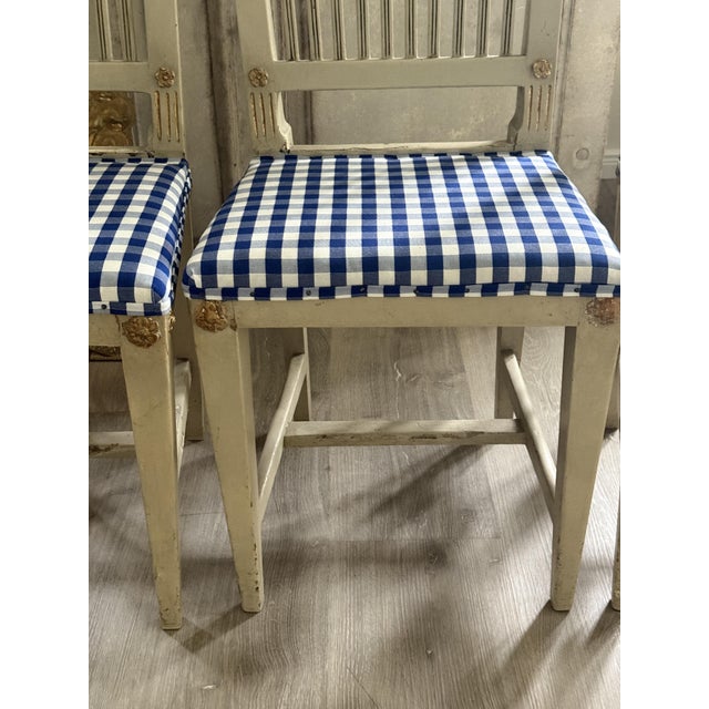 Gustavian (Swedish) Gustavian Chairs, 1850s, Set of 4 For Sale - Image 3 of 11