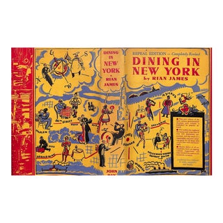 "Dining in New York an Intimate Guide" 1934 James, Rian For Sale