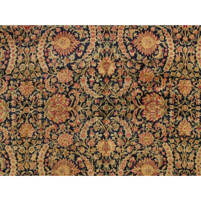 Persian Early 20th Century Antique Kerman Persian Handmade Rug-11′5″ × 16′2″ For Sale - Image 3 of 13