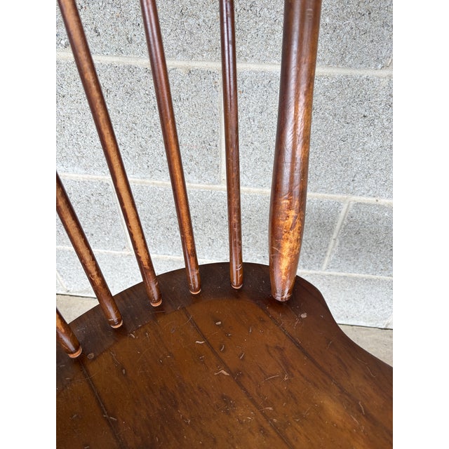 Brown Sprague & Carleton Antique Birdcage Style Maple Side Chairs - Set of 4 For Sale - Image 8 of 9