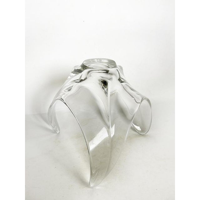Gold Crystal Vide Poche in the Shape of a Flower, France, 1970s For Sale - Image 8 of 12
