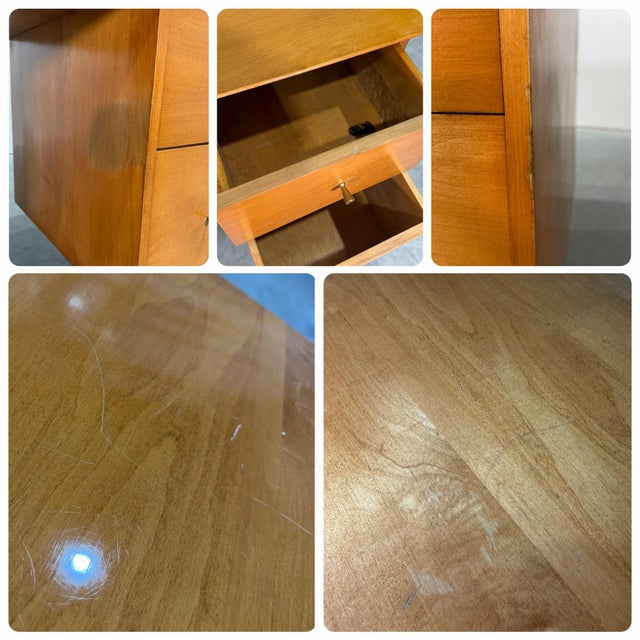 1960s Mid Century Paul McCobb Double Pedestal Desk For Sale - Image 10 of 10