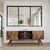 NEW Hans Mid-Century Modern Media Credenza, TV Console, crafted from thick solid hardwood for lasting beauty. This is...