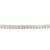 Gender: Ladies Metal Type: 14K White Gold Length: 7.25 inches Width: 1.95 mm Weight: 7.55 grams Ladies 14K white gold,...