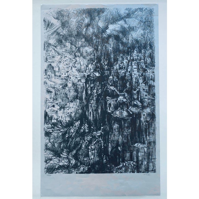 Anna Ticho, German Israeli Expressionist Abstract Lithograph Of Jerusalem Landscape For Sale - Image 9 of 9