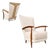 Armchair in Caviúna Wood, Leather and Bouclé by Giuseppe Scapinelli, Brazil, 1950s For Sale