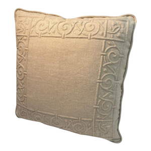 Linen Trapunto Pillow by Penn & Fletcher, Inc.