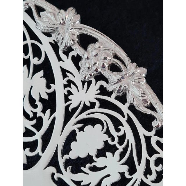 Sterling Silver Cake Stand from Cooper Brothers & Sons, Sheffield, 1962 For Sale - Image 6 of 13