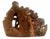 Chinese A Chinese Scholar’s Soapstone Brush Washer Featuring a Monkey With a Lotus Pod For Sale - Image 3 of 8