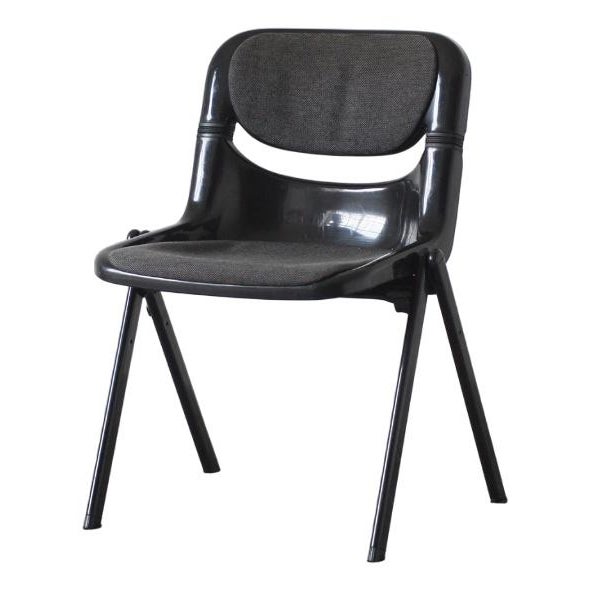 Black Dorsal Chair by G. Piretti & E. Ambas, Italy, 1980s For Sale - Image 8 of 8