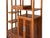 Asian Asian Inspired Asymmetrical Light Brown Shelving Display Cabinet Divider Inspired Asymmetrical Light Brown Shelving Display Cabinet Divider For Sale - Image 9 of 12