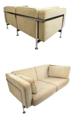 1970s Pair of Mid-Century Loveseats by Robert Haussmann - 2 Pieces