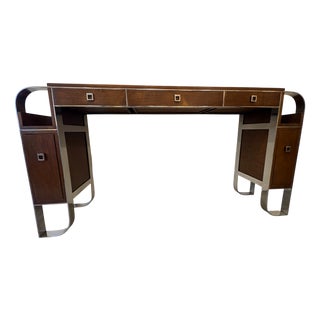 French Console Table with Drawers, 1980 For Sale