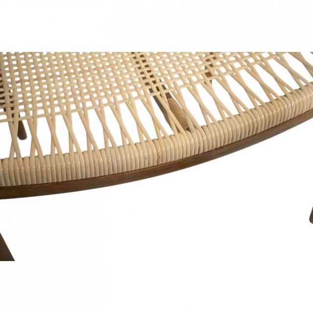 Vintage JH501 The Chair in Oak and Wicker by Hans Wegner, 1960s For Sale - Image 15 of 18