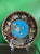 Meiji Japanese Cloisonne Enamel Charger With Crab, Fish, and Marine Life in Net For Sale - Image 4 of 12
