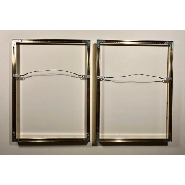 Black Set of 2 Vintage Linocut Prints St. Ladislaus & B. Margarita by Hungarian Artist For Sale - Image 8 of 8