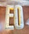 1970s Vintage 40" Architectural Salvage Sign For Sale - Image 5 of 12