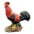 Richly-Glazed Hand-Painted Ceramic Rooster, Signed For Sale