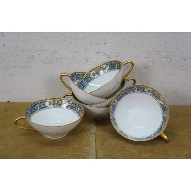 Antique TLB Limoges Touze Lemaître Frères & Blancher Tea Coffee Demitasse Plates - 22pcs For Sale - Image 6 of 15