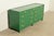 Baker Furniture Company Michael Taylor for Baker Furniture Mid-Century Hollywood Regency Green Lacquered Campaign Dresser, Newly Refinished For Sale - Image 4 of 15