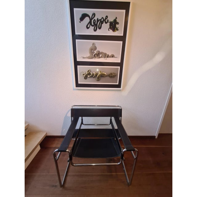 Wassily Club Chair by Marcel Breuer for Gavina, 1972 For Sale - Image 12 of 18