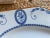 Ceramic Mid Century Wood & Sons Broadmoor Blue Octagonal Ironstone Turkey Serving Platter For Sale - Image 7 of 12
