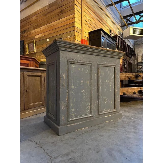 Small Patinated Counter, Early 20th Century For Sale - Image 9 of 9