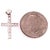2010s 14 Karat White Gold and Diamond Religious / Crucifix Pendant For Sale - Image 5 of 7
